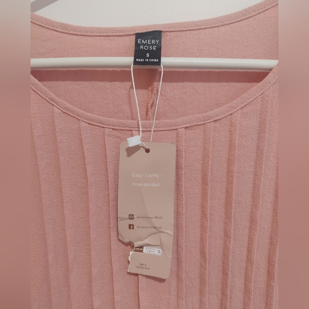 Cotton Pink Women's Dress - Picture 2 of 6